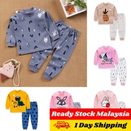 🔥Stock Clearence🔥100% Cotton Kids Pyjamas Boys Girl Pyjamas Baju Tidur Budak