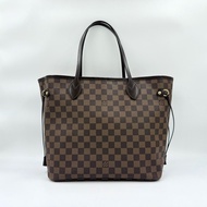 LV咖啡色棋盤格neverfull MM托特包/N41358
