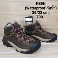 รองเท้ามือสอง KEEN 36/23 cm. (Waterproof กันน้ำ)
