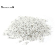300 Pcs CE-1 Closed End Wire Connectors 22-18 Gauge Crimp Caps White