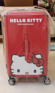 桂格 hello kitty 行李箱 24吋 紅色 全新