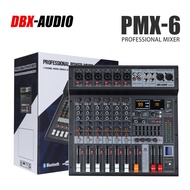 DBX-AUDIO MIXER PMX4/6 /USB  มิกเซอร์ 4-6 ช่องมาพร้อมกับเครื่องขยายเสียงในตัวเครื่องขยายเสียง USB เครื่องขยายเสียงการแสดงบนเวที KTV ร้องเพ