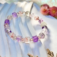 【七彩天使|靈魂專屬寶物|水晶手環】超七三輪骨幹|天使水光水晶