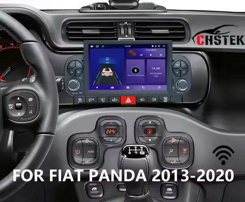 CHSTEK Car Radio For Fiat Panda 2013-2020 Navigation Wireless Carplay GPS WIFI Auto Vedio Media Hand