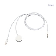 Super 2 In 1  Charger Charging Cable Portable Suiatble for Apple-Watch-Series 38MM 40MM 42MM 44MM 1 