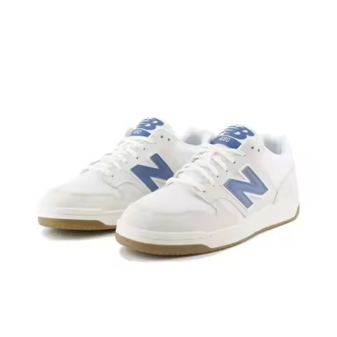 New Balance NB480 Flat Casual Shoes: Non-Slip and Durable, Unisex Beige Low-Top Skate Shoes BB480LLA