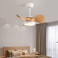 Ceiling Light 21 Inch Large Air Volume Remote Control Quiet Ceiling Fan with Led Light Dc Motor Ceiling Fan Light for Kitchen Bedroom Dining Room Patio 5g2f FIDW