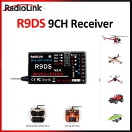 Radiolink R9DS 9/10CH 2.4GHz DSSS & FHSS RC Receiver Flight Information Transmission SBUS/PWM/PPM Si