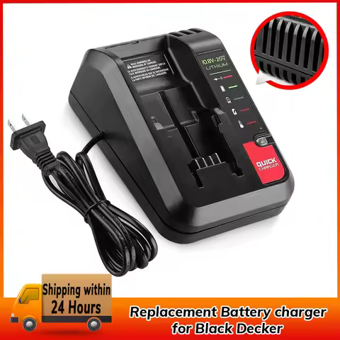For black decker charger Li-ion Battery Charger Porter Cable 10.8V 14.4V 18V PCC690L L2AFC FMC690L F