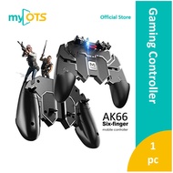 Six Finger Gamepad PUBG Mobile Controller AK-66 Game Holder