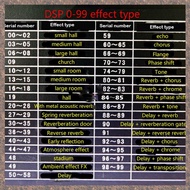 DSP Digital Reverb Module Karaoke Reverb Board Mixer Effector Module 0-99 100 Kinds of Effect