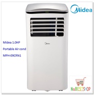 Midea 1.0HP Portable Air cond MPH-09CRN1- R410A (White)