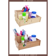 Wooden table top rack, table organiser, desktop rack, small rack, pencil rack, rak kecil, rak atas m