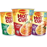 MAGGI HOT CUP KARI KICK MAGGIE KARI MAGGIE TOMYUM MAGGIE TOMYAM (6x 59gram) PEK JIMAT