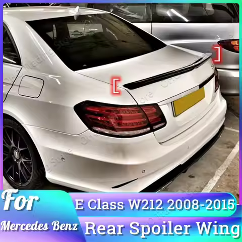 Rear Boot Trunk Spoiler Wing Splitter Trim For Mercedes Benz E CLASS W212 E200 220 250 300 320 350 E