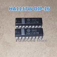 2ชิ้น HA1137W DIP-16 HA1137 DIP16ถ้าขยายวงจรรวมใหม่ต้นฉบับ