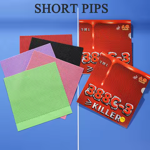 DAWEI 388C-3 388C-2 Table Tennis Rubber OX Short Pimples Colorful Purple ITTF Approved Ping Pong Rub