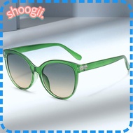 SHOOGEL Black Shades, Casual PC Women Sunglasses, Summer Retro UV400 Protection Shades Eyewear for W