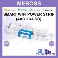 Meross SMART WIFI POWER STRIP 4AC + 4USBPORT