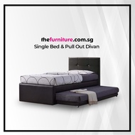 Single Bed & Pull Out Divan