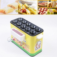 เครื่องทำไข่ม้วน 10ช่อง Eggroll ไฟฟ้าเชิงพาณิชย์