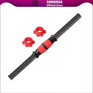 SONONIA Barbell Handle Threaded Handles Single Barbell Lifting with Nuts Dumbells Weights Set for Sp