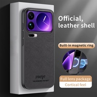 Leather Casing for Xiaomi 17 Pro 5G Xiomi 17Pro 25098PN5AC Phone Case Magnetic Wireless Charging Car