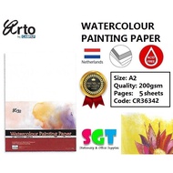 Campap Arto A2 Watercolour Painting Paper 200gsm 5`s/Pack (CR-36342)