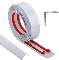 Taaizau Peel and Stick Wall Molding Trim, Multifunctional Corner Guards & Caulk Strip Baseboard for 