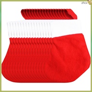 zhihuicx 20 Pcs Miniture Decoration Xmas Gift Storage Bags Christmas Socks Candy Stockings