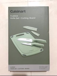 (全新) Cuisinart 5-piece Knife Set + Cutting Board 刀 + 砧板