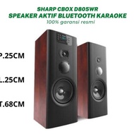 Ready Speaker Aktif Sharp Cbox D805Wr Bluetooth Karaoke Garansi Resmi