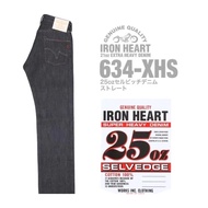 IRON HEART 634-XHS  25oz selvedge denim straight
