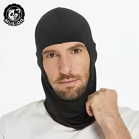 Musion Motorcycle Balaclava Sun Protection Full Face Mask Breathable Mesh Airsoft Mask Balaclava Bic