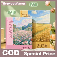 thewoodfamer 2026 Calendar Planners Yearly 365 Days Efficiency Notebooks Monthly Diary Journals Week
