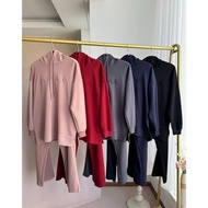 NAWLAA SWEATSHIRT HOODIE AIRPORT OUTFIT ONE SET HOODIE