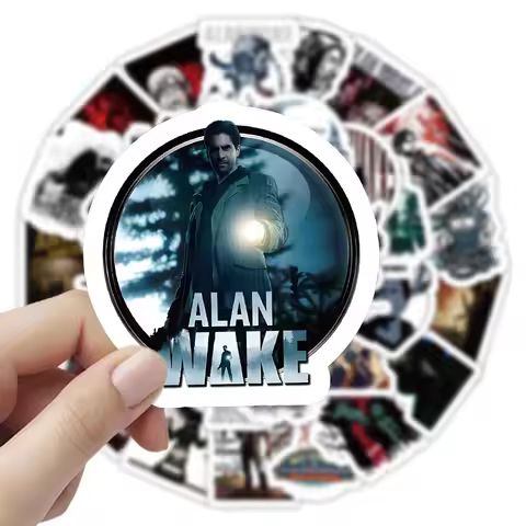 10/30/54pcs Alan Wake 2 Horror Adventure Game Stickers Waterproof DIY Skateboard Laptop Phone Car Co