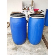 Tong Drum / Tong  Drum Biru/Tong Air/Open top 160 Liter (1 oder 1 tong sahaja)