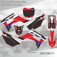 Full Graphics Decals Stickers Custom Number Name For HONDA CRF110F CRF110 CRF 110 CRF 110F 2019 2020