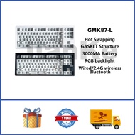 GMK 87-L Wireless Mechanical Keyboard Bare Bone Kit 75% Hot swappable RGB GASKET Custom Gaming Keybo