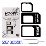 NOOSY SIM SIMCARD ADAPTOR PLUS SIMCARD SLOT OPENER PIN SIM CARD SLOT SIM CARD HOLDER