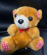 小熊 點點熊 約10cm 玩偶 熊熊 早期娃娃 泰迪熊🌸小娃娃