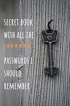 Secret Book With All The F****** Passwords I Should Remember: Compact and clean password log with A-