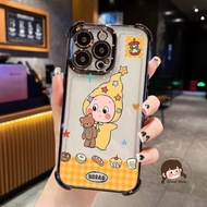 Cute Star Baby Bear Phone Case For Huawei Nova Y91 Y90 Y73 Y63 Y61 5 Pro P50E P30 Lite Pro Honor X20
