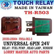 TH-R503 NISSAN UD TRUCK 6PIN 24V RELAY HEAD LAMP , FUEL PUMP RELAY 25550-Z5004 FR5A-082-3 LORRY AKSE