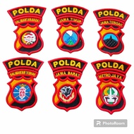BET LOGO EMBROIDERY 3D BET POLDA/BET POLRESTABES/BET POLRESTA/BET POLRES IN ALL AREAS OF INDONESIA