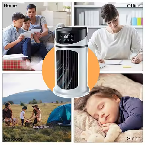 Portable Air Conditioner USB Mini Air Conditioner Air Cooler Fan Water Cooling Fan Air Conditioning 