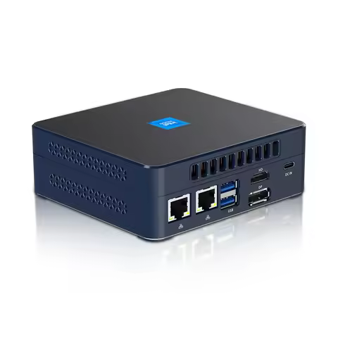 Pocket Mini PC 12th Gen i3 N305 N200 N100 DDR5 NVME Dual 2.5G LAN PCIE3.0x4 2xi226-V Firewall Router