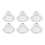 Set of 7 Philips LED Downlight 80080 3.5W White Light Bulbs - Genuine Product