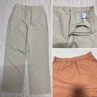 Uniqlo [JAN26] Women's Pants LINEN Fabric Mixed With Viscose STRAIGHT Legs BLEND RELAXED FIT LEG Sec